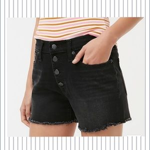 Classic Denim Button Fly Shorts